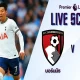 ดูบอลสด บอร์นมัธ พบ สเปอร์ส | Live Score