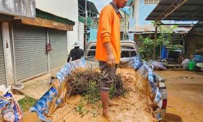 ฝนตกหนักในเชียงรายทำให้เกิดโคลนถล่มที่แม่สาย