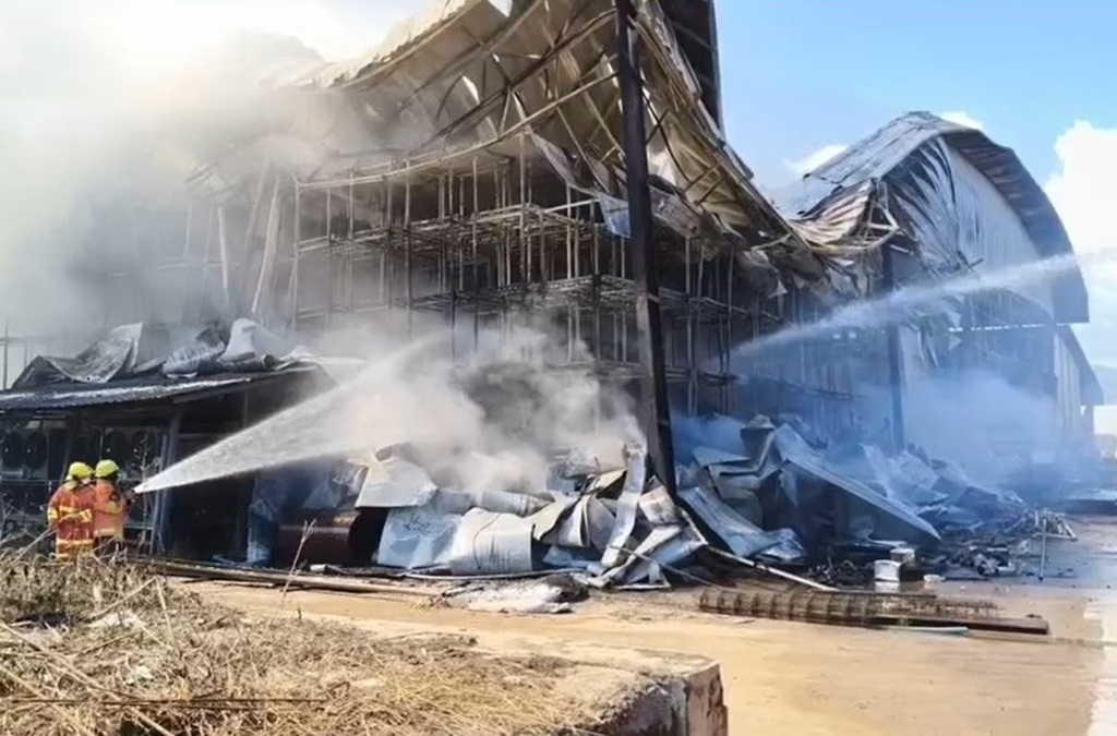 เชียงราย, ไฟไหม้โรงงานโลแกน, Chiang Rai, Logan Factory Fire